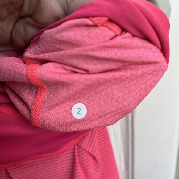 Lululemon Women's Hustle and Bustle Tank Raspberry Glo Light Size 2 - Picture 5 of 5